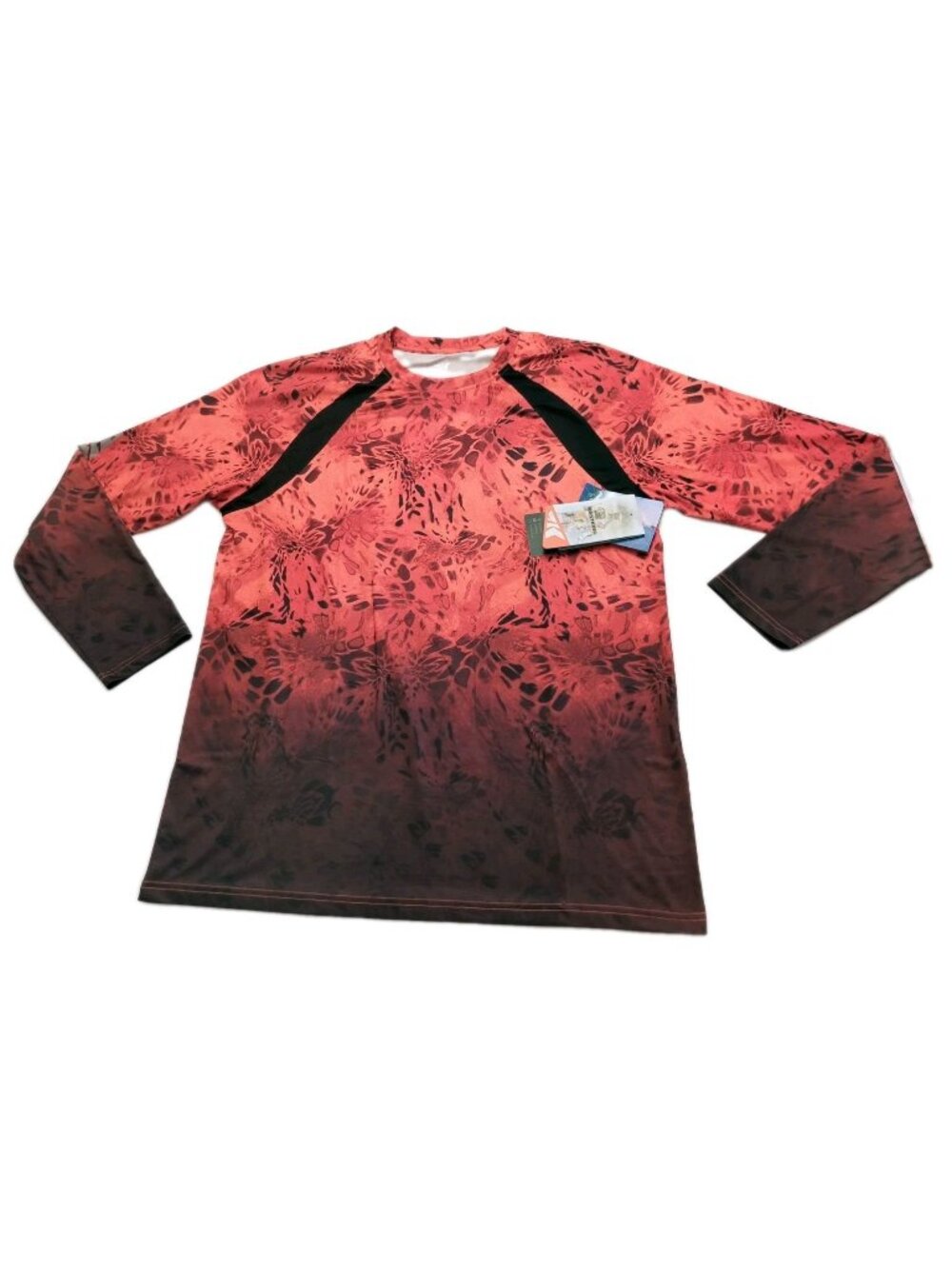 Kastking Fishing Baits Men  Orange/Red Size L Large Unike Design Long Sleeves